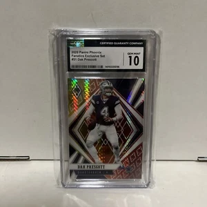 2020 Panini Phoenix -  Fire Burst #51 Dak Prescott CGC 10  - Picture 1 of 1