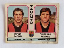 SANDWICH FOOTBALLERS FIGURE 1980/81 TARANTO FABBRI n 512 DISCREET WITH VELINA