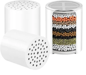 3 Pack Replacement Shower Filter Compatible for Eskiin High Pressure Showerhead - Picture 1 of 5