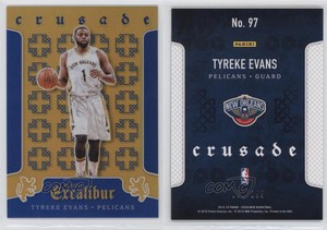 2015-16 Panini Excalibur Crusade Blue /199 Tyreke Evans #97