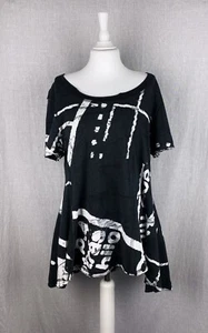 Vestido túnica para mujer Studio Rundholz etiqueta negra estampado abstracto talla grande L - Imagen 1 de 24