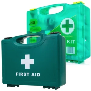 HSE FIRST AID BOX 1-50 Person UK Compliant Kit Emergency Warehouse/Office Staff - Picture 1 of 40