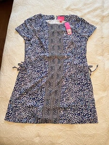 NWT Lilly Pulitzer Woman's Blanca Stretch Romper, greek Twisted Up", Sz 12, $208 - Picture 1 of 12