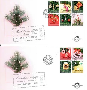 Nederland - FDC 817 a+b Decemberzegels - Imagen 1 de 1