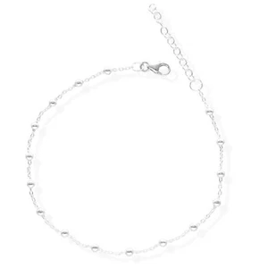 Silber Armband Damen Silberperlen – Extralang oder Extrakurz - Picture 1 of 2