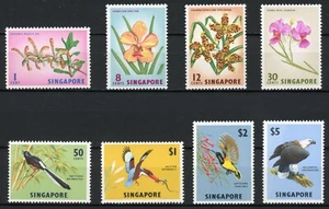 Singapore 1963 Flowers & Birds Scott# 62-69 Mint XF OG NH Pristine Gem - Picture 1 of 2