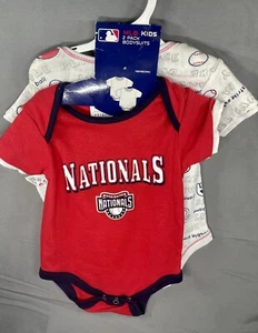 Set body 2 pezzi neonato Washington Nationals MLB nuovissimo - Foto 1 di 5
