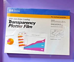 HP Transparency Plotter Film 210 x 297 mm Edge Loading for overhead projection - Afbeelding 1 van 2