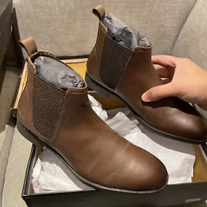 883 Police Men’s Helix Brown Chelsea Boots - UK 8 / EU 42 - RRP £ 69.99 - Picture 1 of 5
