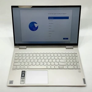 Lenovo Yoga C740-15IML Laptop i5 10210U 1.6GHZ 15.6" Touch 8GB 256GB NVMe Win 11 - Picture 1 of 9