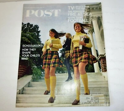 1967 Saturday Evening Post October 7 Notre Dame Football School Book Vintage Ads Foto 1 de 4