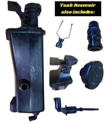 Kit de depósito de radiador tanque de expansión de desbordamiento de refrigerante para BMW X3 E83 X5 E53 Foto 1 de 4