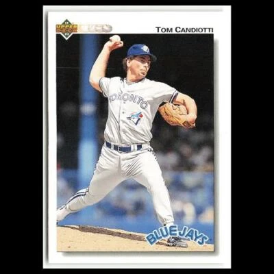 Tom Candiotti #447 1992 Upper Deck Toronto Blue Jays Baseball Card MLB NM - Image 1 of 3
