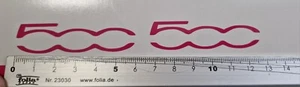 Auto Aufkleber 500 Paar Fiat Sticker Styling JDM NEU Tuning Italia - Bild 1 von 5