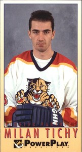 1993-94 PowerPlay Panthers Hockey Card #101 Milan Tichy Rookie