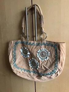 BRAND NEW WITHOUT TAGS WAREHOUSE SHOULDER STRAP HANDBAG W/ SHELL/BEADING DETAIL - Picture 1 of 11