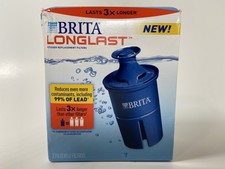 Brita Water Longlast Replacement 3X Pitcher Filters 2 Pack