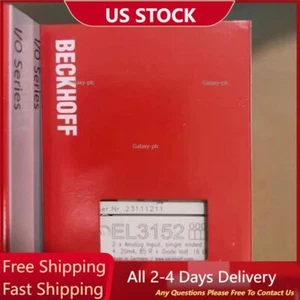 New Beckhoff EL3152 PLC 2-Channel Analog Input Terminal Single-Ended, 16-Bit- - Picture 1 of 3