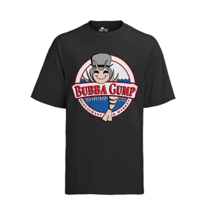 Bio Forrest Gump bubba gump shrimp Film Witzig Lustig Tom Hanks T-Shirt Herren - Bild 1 von 13