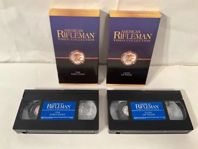 Tested! Lot American Rifleman NRA Video Collection VHS The Early Guns & of Valor - Image 1 of 4