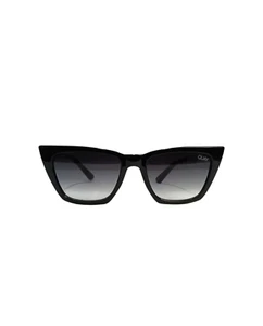 Quay Australia Cat Eye Sunglasses Gold Detail Polarized - Picture 1 of 6