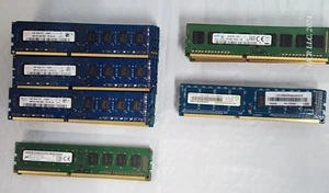 Lot of (50) PC3-12800U 4GB DDR3 1600MHz Desktop RAM*Hynix/Samsung/Micron/Ramaxel - Picture 1 of 3
