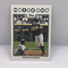 2008 Topps Series 2 Baseball Juan Uribe Base #639 Chicago White Sox