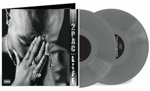 2Pac LP x 2 The Best of 2Pac: Part 2: Life Double Translucent GREY VINYL SEALED - Picture 1 of 7