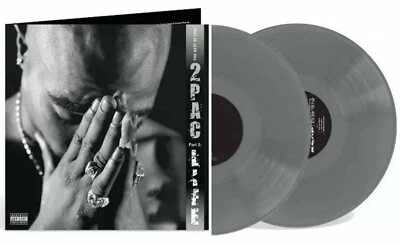 2Pac LP x 2 The Best of 2Pac: Part 2: Life Double Translucent GREY VINYL SEALED - Image 1 of 4