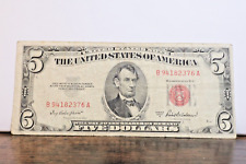 1953 A $5 Legal Tender Note Red Seal 