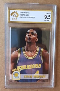 Chris Webber Hoops Rookie RC 1993/94 - #341 CGA 9.5 GEM/MINT not PSA - Picture 1 of 2