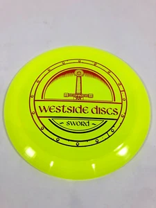 Disc Golf Westside gelbes VIP Schwert mit rotem Sonderedition Stempel 174g - NEU! - Bild 1 von 7