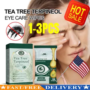 Toallitas para párpados de árbol de té alivio calmante para ojos irritados 20 selladas individualmente - Imagen 1 de 13