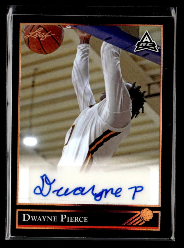 2021-22 Leaf Memories - 1992 Base Autographs Bronze Dwayne Pierce auto card - Image 1 of 2