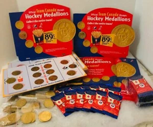 McDonald's 1998 Official Team Canada Olympic Hockey Medallions - Foto 1 di 8