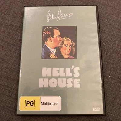Hell's House 1932 R0 DVD Film Drama Bette Davis Pat O'Brien Junior Durkin VGC - image 1 of 3