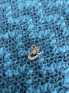 Gold Nike Charm/ Pendant 14k Yellow Gold Sports Charm - 0.7 Grams - Charm Only - Picture 1 of 4