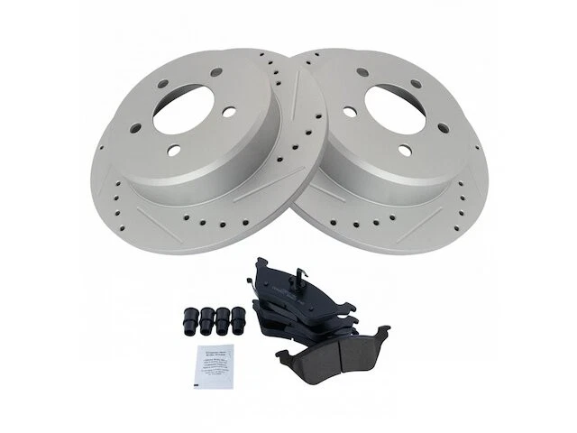 Rear Brake Pad and Rotor Kit For 2001-2007 Dodge Caravan 2002 2003 2004 BH799HJ Foto 1 de 1