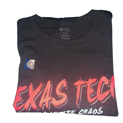 Port And Company Texas Tech Graphic   T-Shirt Black 2XL NOS “Let’s Get Weird”. - Image 1 of 4