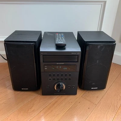 Sharp XL-BH250 5-Disc CD Player Micro Shelf Speaker System Bluetooth W/remote - Image 1 of 4
