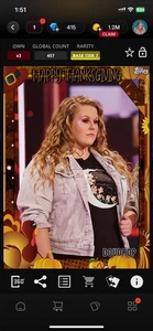 Topps Slam WWE *Digital* 2021 Base Tier 7 Thanksgiving - Doudrop 457cc - Picture 1 of 1