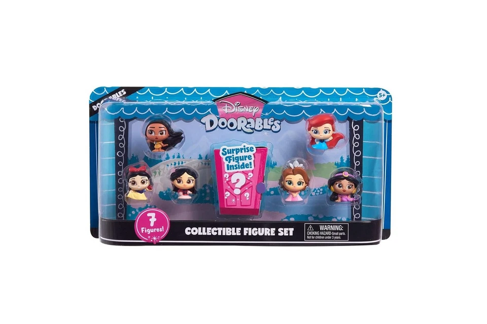 Disney Doorables Exclusive Disney Princess Collectible Figure Set w/ (7) Figures - Image 1 of 1