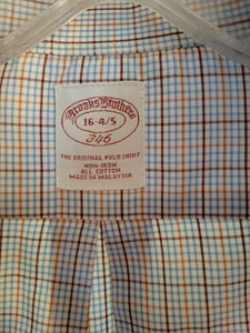 Brooks Brothers 346 langärmliges Herrenhemd Größe 16-4/5 gestreiftes Hemd schön - Bild 1 von 5