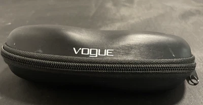 Estuche para gafas de sol Vogue negro con cremallera con almeja dura - SOLO ESTUCHE BONITO Foto 1 de 3