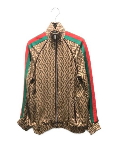 GUCCI Giacca oversize con zip a rombo G 596002
