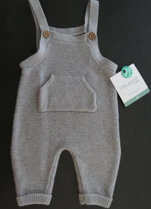 Carter's Little Planet Organic New Born grauer Strickoverall - Bild 1 von 7