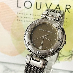 Reloj Celta PHILIPPE CHARRIOL con Correa de Alambre [Excelente Estado] Marrón Plateado - Imagen 1 de 12