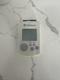 Sega Dreamcast White Visual Memory Unit VMU Card HKT-7000 - Untested Memory Card