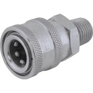 Acoplador rápido para lavadora a presión General Pump, 1/4 pulgada. Macho, 5000 PSI, inoxidable - Imagen 1 de 5