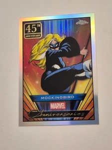 2025 Topps Chrome Marvel MOCKINGBIRD 45th Anniversary Refractor #MA-29 - Picture 1 of 3
